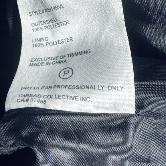 NVLT Dark Gray Plush Faux Fur Below the Knee Length Coat Fully Lined Size XS - Picture 6 of 6